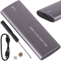 Obudowa adapter dysku kieszeń M.2 SATA NGFF USB 3.1 Typ-C 2230-2280mm Verk Group