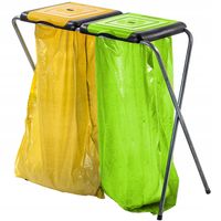 Kosz Stojak Na Worki Do Segregacji Śmieci 2x120L