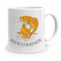 Kubek Prezent Wędkarza Zaufaj Mi Jestem Wędkarzem Z Nadrukiem Ze Zdjęciem