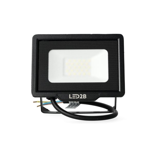 Praktyczny projektor oświetleniowy TOKIO 20W czarny barwa zimnobiała zdjęcie 2