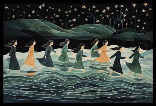 Plakat 45x30cm Nocna Procesja na Arena.pl