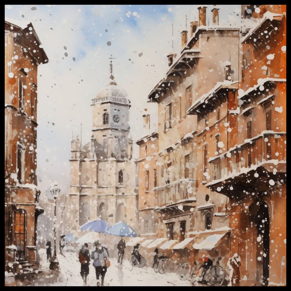 Plakat 60x60cm Urok Starych Miast zdjęcie 2