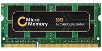 Moduł Pamięci CoreParts 2GB 1333MHz DDR3 SO-DIMM do Toshiba, MMT1025/2GB