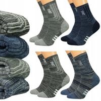 4x GRUBE SKARPETY JAKOŚĆ BAWEŁNIANE TERMO 43-46