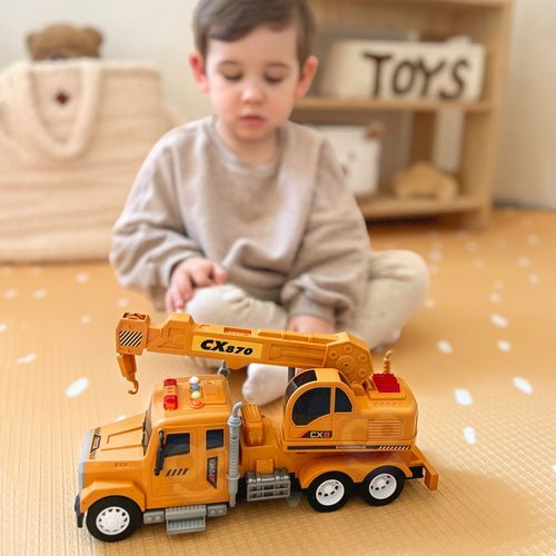 WOOPIE Interaktywny Dźwig z Ruchomym Hakiem Ciężarówka 1:14 na Arena.pl