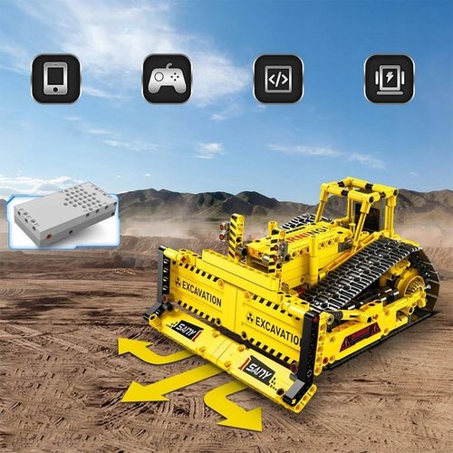 PROGRAMOWALNY ROBOT DUŻY ZESTAW KONSTRUKCYJNY APP I PILOT KONTROLA 555EL na Arena.pl