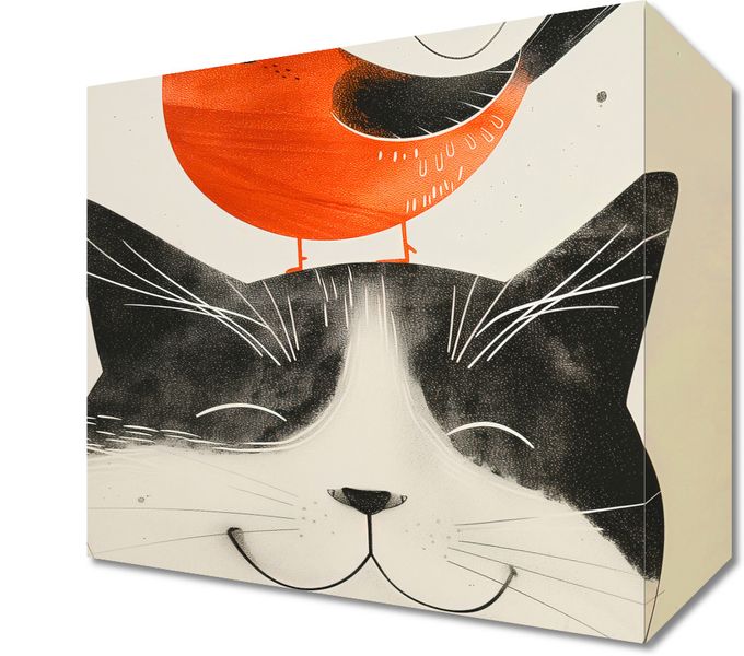 Obraz 20x20cm Pyzaty Przyjaciel zdjęcie 1