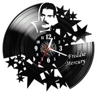 Zegar ścienny z płyty winylowej Freddie Mercury 817.14