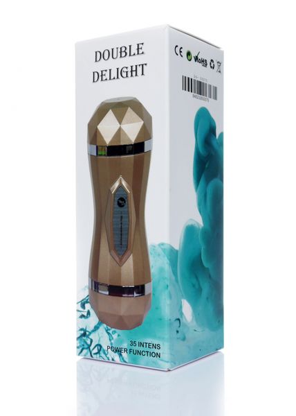 masturbator vagina double delight 35 function usb zdjęcie 1
