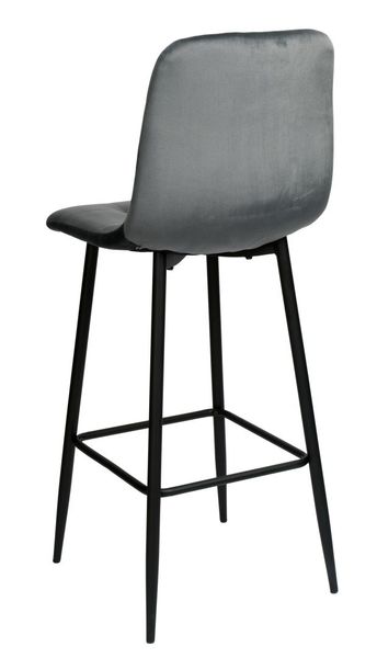 Hoker barowy Hamilton grafitowy Velvet zdjęcie 5