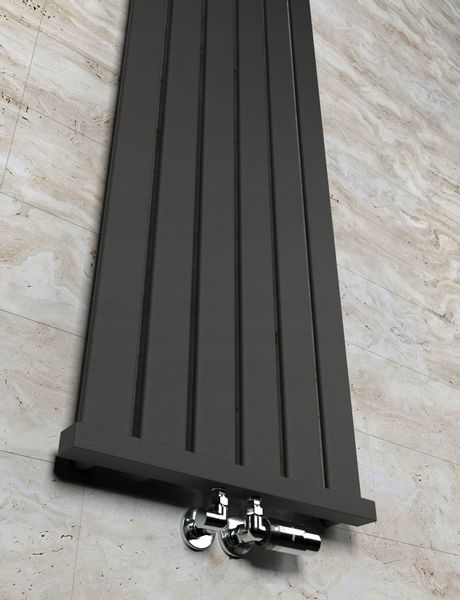 Grzejnik dekoracyjny LOTUS 160x30 CZARNA STRUKTURA zdjęcie 7