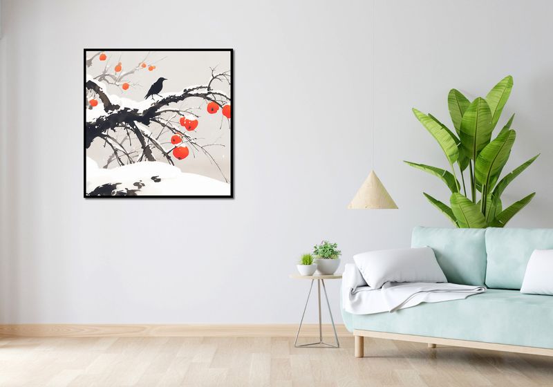 Plakat 90x90cm Wschodnia Akwarela zdjęcie 4