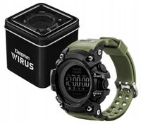 DELPHIN WIRUS Cyfrowy Zegarek Outdorowy Wędkarski