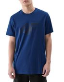 T-shirt męski 4F WMM00TTSHM2257 - niebieski S