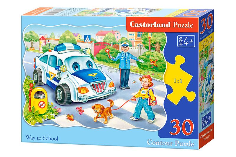 Puzzle 30 el. Way to School zdjęcie 1