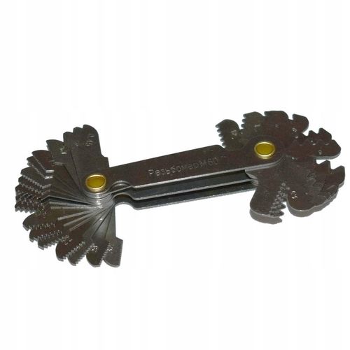 Gwintomierz MWGa 60 - MWPa A 55 (40 grzebieni) - precyzyjny wzornik gwintów na Arena.pl