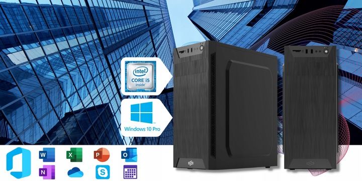 Komputer Stacjonarny Intel Core i5 8GB 512GB SSD Windows 10 WiFi Wydajny zdjęcie 15