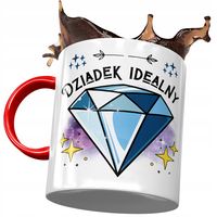 Kubek Czerwony Dla Dziadka Dzień Dziadka Prezent Z Nadrukiem Ze Zdjęciem