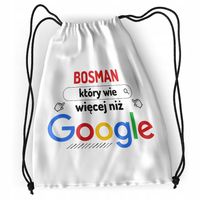 Plecak Dla Bosmana Sportowy Szkolny Worek Torba Z Nadrukiem Ze Zdjęciem