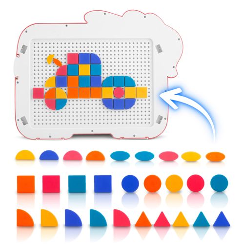 Znikopis tablica magnetyczna układanka stolik dla dzieci tangram Ricokids RK-823 na Arena.pl