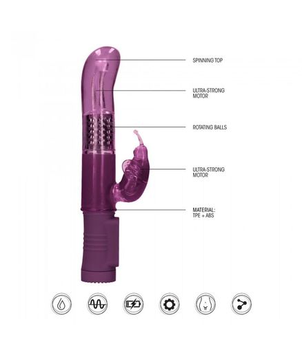 rotating butterfly - purple na Arena.pl