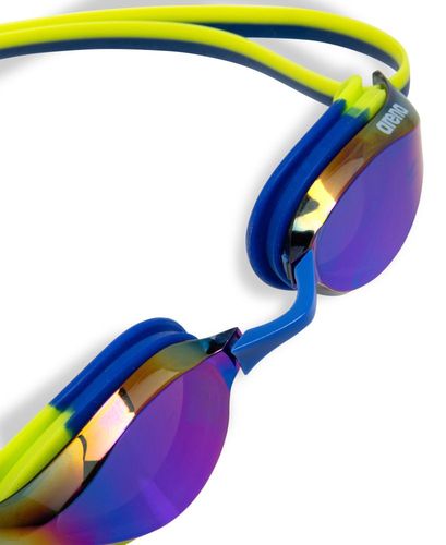 ARENA OKULARY JUNIOR PYTHON MIRROR BLUE BLUE LIME 011007/120 na Arena.pl