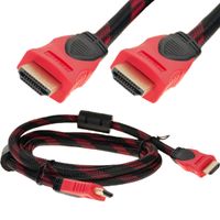 tg56657 kabel przewód hdmi - hdmi 1,5m 3d - 4k full hd oplot