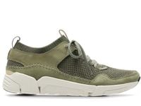 Clarks Półbuty męskie - Tri Active Up Olive Combi - rozmiar 40 - oliwkowe