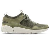 Clarks Półbuty męskie - Tri Active Up Olive Combi - rozmiar 40 - oliwkowe