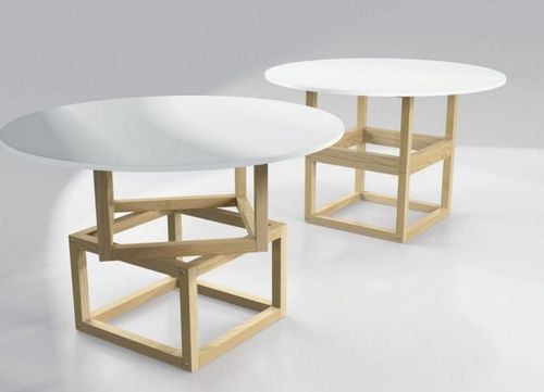 NOWOCZESNY STÓŁ CUBE 115 cm BIAŁY BEM na Arena.pl
