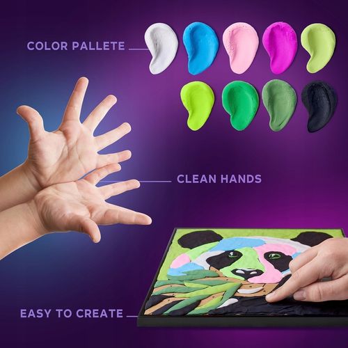 Zestaw Artystyczny Panda Trójwymiarowy Obraz Ciastolina Malowanie OKTO na Arena.pl