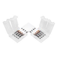 ZŁĄCZKA LED LVT RGB KĄTOWA 10MM 30X30X5 MM DO TAŚM LED