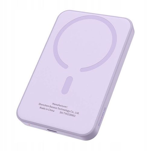 Magnetyczny mini powerbank Baseus 5000mAh 20W (fioletowy) na Arena.pl