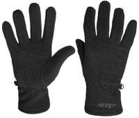 RĘKAWICZKI ZIMOWE MĘSKIE POLAROWE HI-TEC SALMO POLAR RĘKAWICE CZARNE