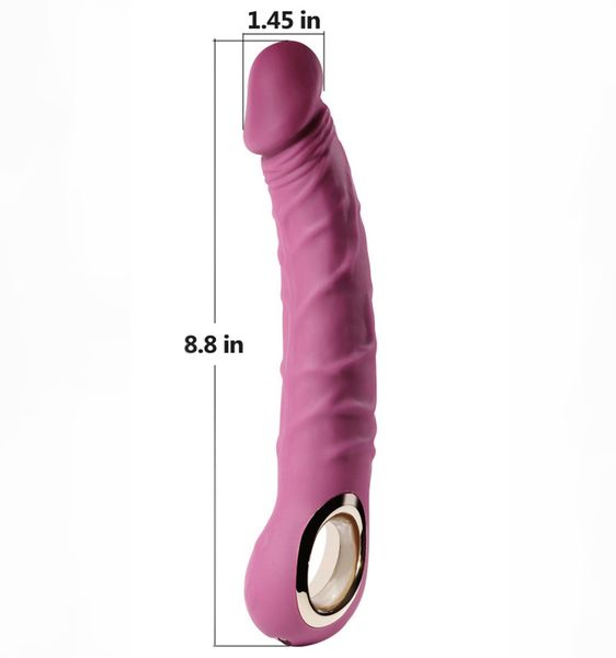 Realistic Vibrator Purple zdjęcie 7