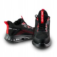 Sportowe Buty robocze ochronne S1 SR półbuty bardzo lekkie z noskiem r. 37