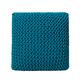 Puf 50 x 31 cm niebieski CONRAD