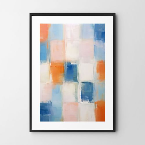 Plakat abstrakcja kolorowe plakaty 21x29,7 cm A4 na Arena.pl