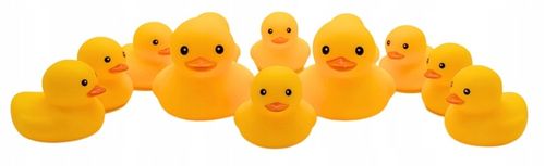 KACZKI Kaczuszki komplet 12 sztuk ŚMIESZNY ZABAWNY PREZENT PISZCZAŁKA na Arena.pl