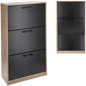 szafka na buty regał 3 komory obuwie komoda pojemna do przedpokoju regał