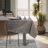 Obrus Plamoodporny VESTA Mankiet + Lamówka 140x350 kakaowy AmeliaHome