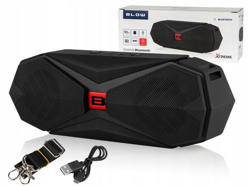 MOCNY GŁOŚNIK BLUETOOTH BOOMBOX BEZPRZEWODOWY RADIO PRZENOŚNY USB SD PASEK na Arena.pl
