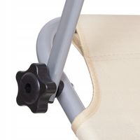 LEŻAK Z DASZKIEM LEŻANKA OGRODOWA PLAŻOWA SKŁADANA TURYSTYCZNA NA PLAŻĘ