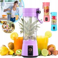 BLENDER PRZENOŚNY SHAKER USB 380ML ELEKTRYCZNY SOKOWIRÓWKA MIKSER DO SOKÓW