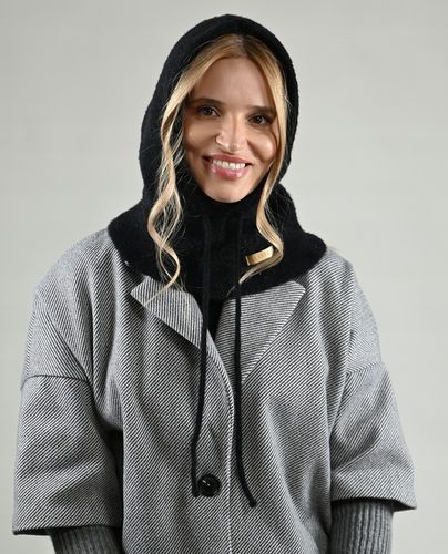 Balaclava czarna miekka Alpaka Czapka damska Kominiarka KAPTUR komin na Arena.pl