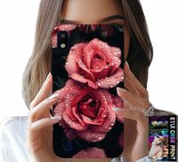 ETUI DO SAMSUNG A10 - PIĘKNE RÓŻOWE RÓŻE, KWIECISTE WZORY, CASE