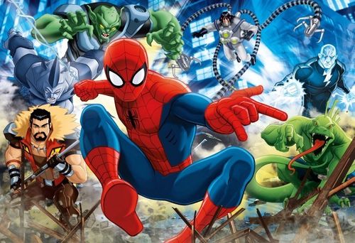 Clementoni 104 ELEMENTY Spiderman na Arena.pl