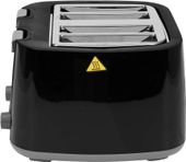 toster 1300-1500w czarny - w-67501