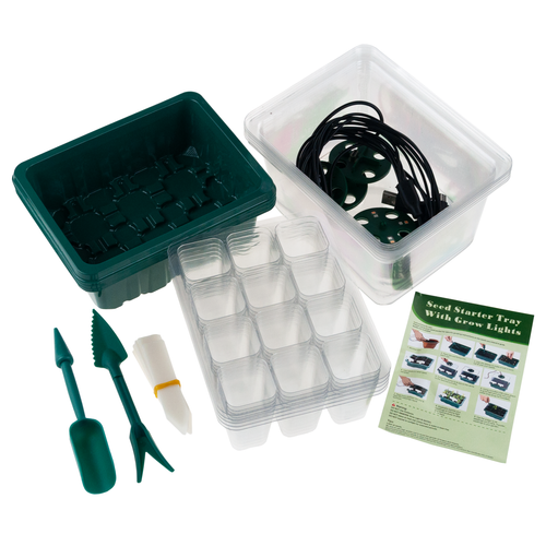 PROPAGATOR ELEKTRYCZNY ZESTAW 5 MINISZKALRNI OŚWIETLENIE LED PANEL WZROSTU na Arena.pl