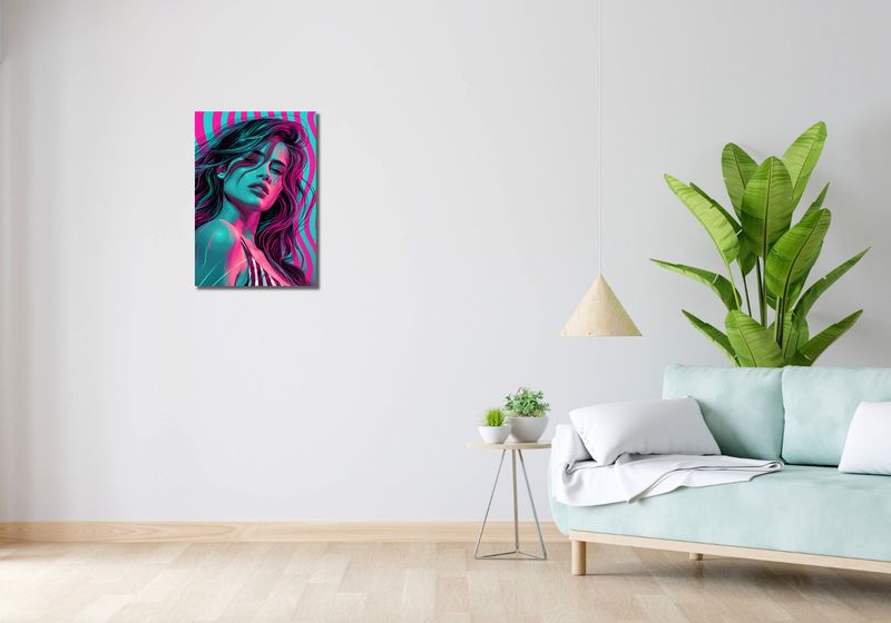 Obraz 40x60cm Neonowy Wzrok zdjęcie 2